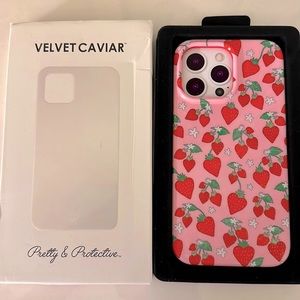 Authentic Velvet Caviar limited edition iPhone 14 Pro Max MagSafe case